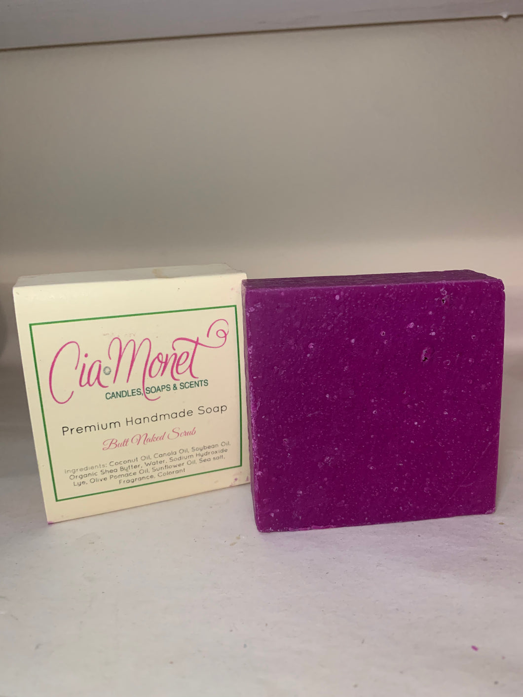 Butt Naked Scrub Bar Soap