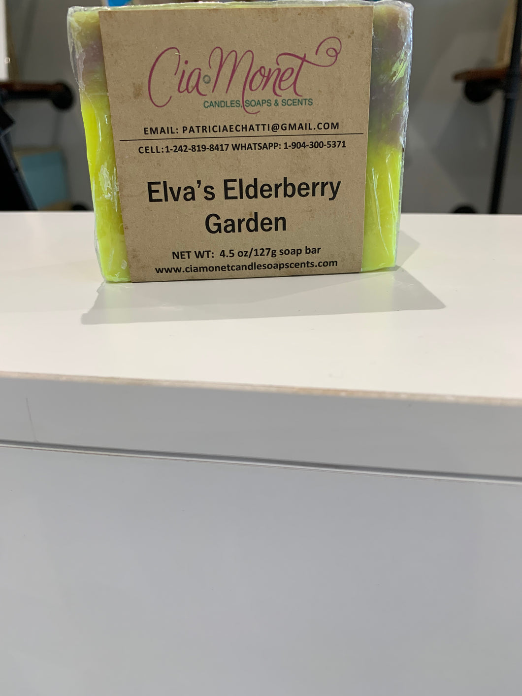 Elva's Elderberry Garden Bar Soap