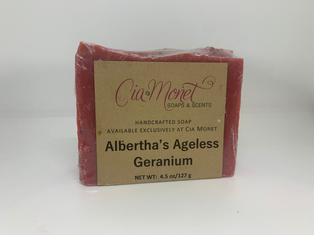 Albertha's Ageless Geranium Soap